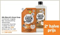 Promoties Navulverpakking afwasmiddel sinaasappel + jasmijn - Marcel's Green Soap - Geldig van 13/05/2024 tot 20/05/2024 bij Albert Heijn