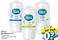 Promoties Odorex deorollers - Odorex - Geldig van 13/05/2024 tot 20/05/2024 bij Albert Heijn