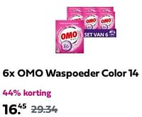 Promoties Omo waspoeder color 14 - Omo - Geldig van 12/05/2024 tot 19/05/2024 bij Plein