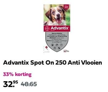 Promotions Advantix spot on 250 anti vlooien - Advantix - Valide de 12/05/2024 à 19/05/2024 chez Plein