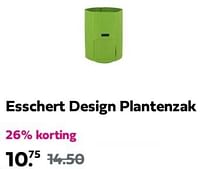 Promoties Esschert design plantenzak - Esschert Design - Geldig van 12/05/2024 tot 19/05/2024 bij Plein
