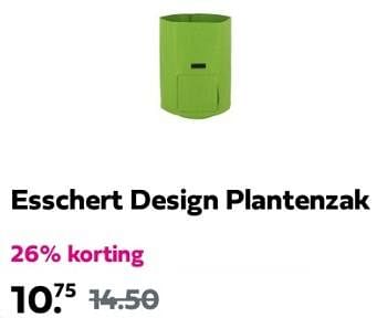 Promoties Esschert design plantenzak - Esschert Design - Geldig van 12/05/2024 tot 19/05/2024 bij Plein