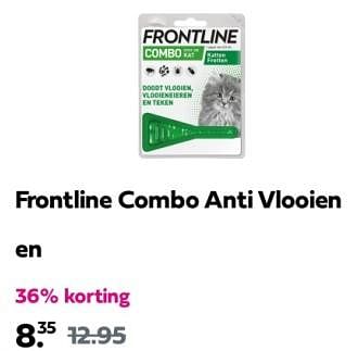 Promoties Frontline combo anti vlooien - Frontline - Geldig van 12/05/2024 tot 19/05/2024 bij Plein