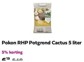 Promoties Pokon rhp potgrond cactus - Pokon - Geldig van 12/05/2024 tot 19/05/2024 bij Plein