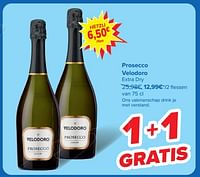 Promoties Prosecco velodoro extra dry - Schuimwijnen - Geldig van 15/05/2024 tot 27/05/2024 bij Carrefour
