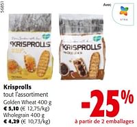 Promotions Krisprolls tout l’assortiment - Krisprolls - Valide de 08/05/2024 à 21/05/2024 chez Colruyt