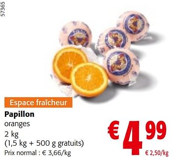 Promotions Papillon oranges - Papillon - Valide de 08/05/2024 à 21/05/2024 chez Colruyt
