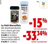 Promoties Le petit marseillais alle doucheproducten - Le Petit Marseillais - Geldig van 08/05/2024 tot 21/05/2024 bij Colruyt
