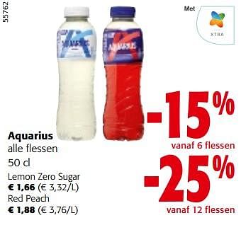 Promoties Aquarius alle flessen - Aquarius - Geldig van 08/05/2024 tot 21/05/2024 bij Colruyt