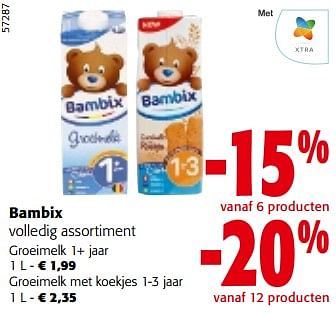 Promoties Bambix volledig assortiment - Bambix - Geldig van 08/05/2024 tot 21/05/2024 bij Colruyt