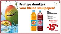 Promoties Oasis tropical of appel-zwarte bes-framboos - Oasis - Geldig van 08/05/2024 tot 21/05/2024 bij Colruyt