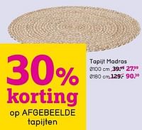Promoties Tapijt madras - Huismerk - Leen Bakker - Geldig van 12/05/2024 tot 26/05/2024 bij Leen Bakker