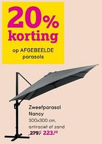 Zweefparasol nancy-Huismerk - Leen Bakker