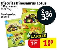 Promoties Biscuits dinosaurus lotus - Lotus Bakeries - Geldig van 14/05/2024 tot 26/05/2024 bij Kruidvat
