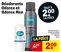 Déodorant à bille marine fresh odorex-Odorex
