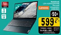Promoties Lenovo notebook len-82r400mamb - Lenovo - Geldig van 14/05/2024 tot 27/05/2024 bij Cora