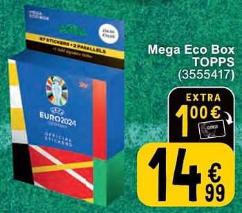 Promoties Mega eco box topps - Topps - Geldig van 14/05/2024 tot 27/05/2024 bij Cora