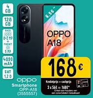 Promoties Oppo smartphone opp-a18 - Oppo - Geldig van 14/05/2024 tot 27/05/2024 bij Cora