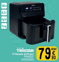 Promoties Tristar friteuse airfryer fr9037 - Tristar - Geldig van 14/05/2024 tot 27/05/2024 bij Cora