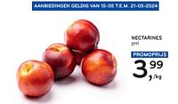 Promoties Nectarines - Huismerk - Alvo - Geldig van 15/05/2024 tot 21/05/2024 bij Alvo