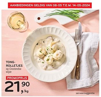 Promotions Tongrolletjes - Produit maison - Alvo - Valide de 08/05/2024 à 14/05/2024 chez Alvo