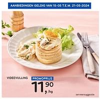 Promoties Videevulling - Huismerk - Alvo - Geldig van 15/05/2024 tot 21/05/2024 bij Alvo
