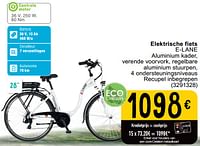 Promoties Elektrische fiets e lane - E-Lane - Geldig van 14/05/2024 tot 27/05/2024 bij Cora