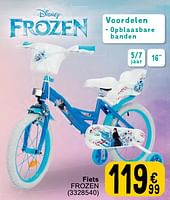 Promoties Fiets frozen - Disney  Frozen - Geldig van 14/05/2024 tot 27/05/2024 bij Cora