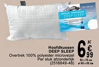 Hoofdkussen deep sleep-DeepSleep