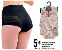 Promoties Modellerende onderbroek met kant - Huismerk - Cora - Geldig van 14/05/2024 tot 27/05/2024 bij Cora