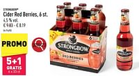 Promoties Cider red berries - Strongbow - Geldig van 20/05/2024 tot 26/05/2024 bij Aldi