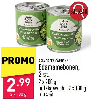 Promoties Edamamebonen - Asia Green Garden - Geldig van 20/05/2024 tot 26/05/2024 bij Aldi