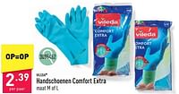 Promoties Handschoenen comfort extra - Vileda - Geldig van 20/05/2024 tot 26/05/2024 bij Aldi