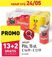 Promoties Pils - Jupiler - Geldig van 20/05/2024 tot 26/05/2024 bij Aldi