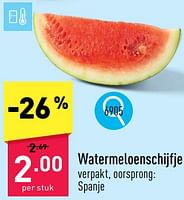 Promoties Watermeloenschijfje - Huismerk - Aldi - Geldig van 20/05/2024 tot 26/05/2024 bij Aldi