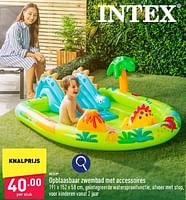 Promoties Opblaasbaar zwembad met accessoires - Intex - Geldig van 20/05/2024 tot 26/05/2024 bij Aldi