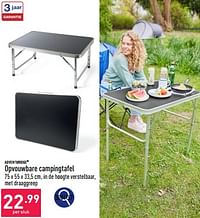 Opvouwbare campingtafel-Adventuridge