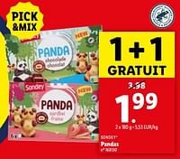 Promotions Pandas - Sondey - Valide de 15/05/2024 à 21/05/2024 chez Lidl