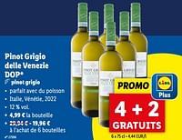 Promotions Pinot grigio delle venezie dop - Vins blancs - Valide de 15/05/2024 à 21/05/2024 chez Lidl