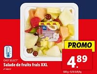 Promotions Salade de fruits frais xxl - Chef select - Valide de 15/05/2024 à 21/05/2024 chez Lidl