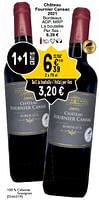 Promotions Château fournier cansac 2021 bordeaux - Vins rouges - Valide de 14/05/2024 à 18/05/2024 chez Cora