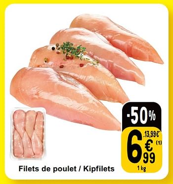 Promotions Filets de poulet - kipfilets - Produit maison - Cora - Valide de 14/05/2024 à 18/05/2024 chez Cora