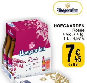 Promotions Hoegaarden rosée - Hoegaarden - Valide de 14/05/2024 à 18/05/2024 chez Cora