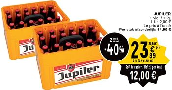 Promotions Jupiler - Jupiler - Valide de 14/05/2024 à 18/05/2024 chez Cora