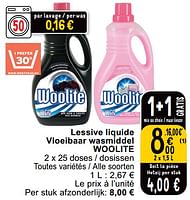 Promotions Lessive liquide vloeibaar wasmiddel woolite - Woolite - Valide de 14/05/2024 à 18/05/2024 chez Cora