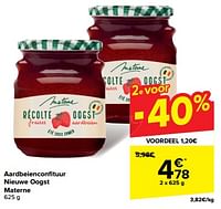 Promoties Aardbeienconfituur nieuwe oogst materne - Materne - Geldig van 15/05/2024 tot 28/05/2024 bij Carrefour