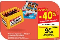 Promoties Bier jupiler blue - Jupiler - Geldig van 15/05/2024 tot 28/05/2024 bij Carrefour