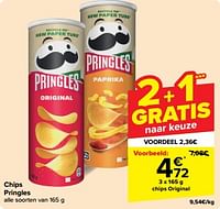 Promoties Chips original - Pringles - Geldig van 15/05/2024 tot 28/05/2024 bij Carrefour