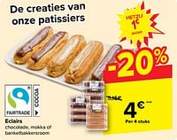 Promoties Eclairs - Huismerk - Carrefour  - Geldig van 15/05/2024 tot 28/05/2024 bij Carrefour