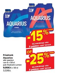 Frisdrank aquarius-Aquarius